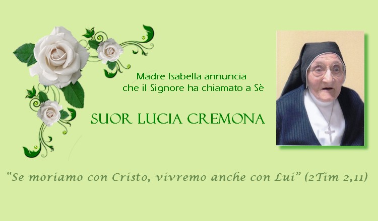 Suor Lucia Cremona