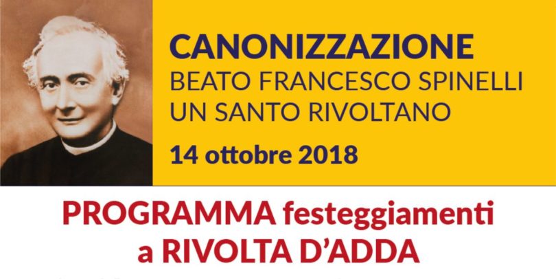 programma Canonizzazione a rivolta